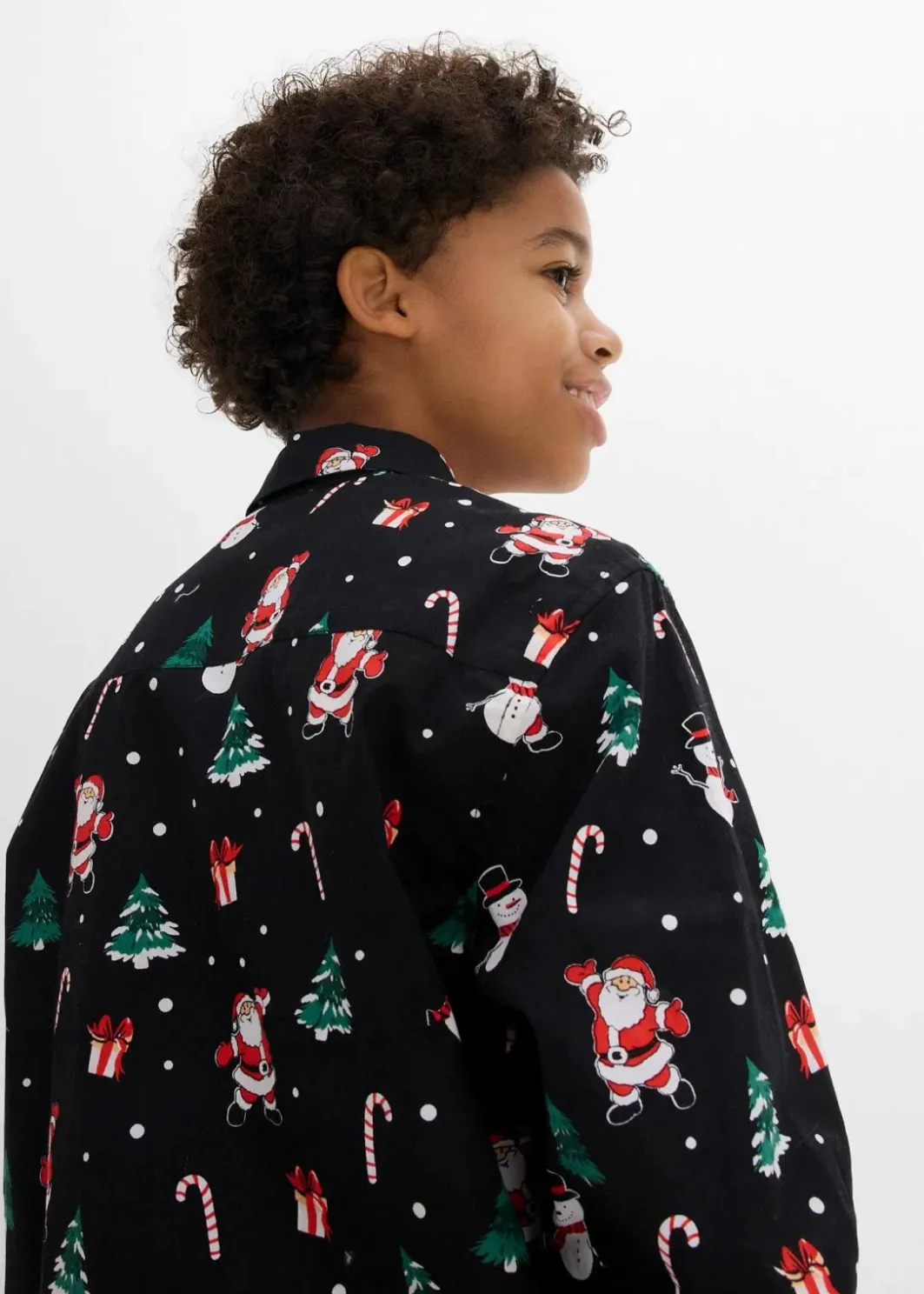 Langarmhemd mit Weihnachtsmotiv Kinder Jungen 9-16 Jahre·Anzüge & Hemden|Jungen 2-8 Jahre·Anzüge & Hemden