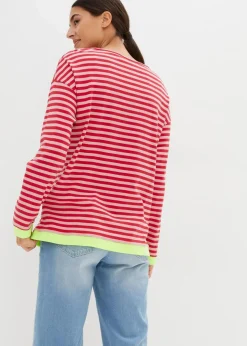 Damen bonprix Shirts & Tops|Nachhaltigere Materialien|Langarmshirt