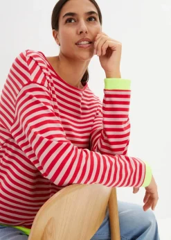 Damen bonprix Shirts & Tops|Nachhaltigere Materialien|Langarmshirt