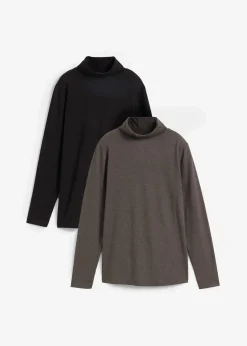 Outlet Langarmshirt (2er Pack) Damen Shirts & Tops|Basics