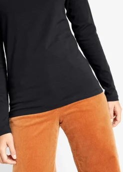 Damen bonprix Shirts & Tops|Basics|Langarmshirt (2er Pack)