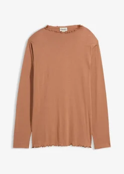Discount Langarmshirt aus Baumwollmix Damen Nachhaltigere Materialien|Shirts & Tops