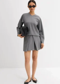 Hot Langarmshirt aus bequemen Punto di Roma Damen Shirts & Tops|Zweiteiler & Sets