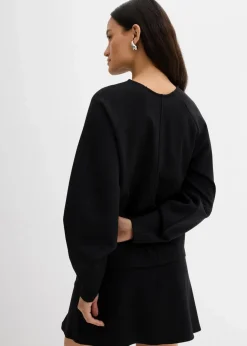 New Langarmshirt aus bequemen Punto di Roma Damen Zweiteiler & Sets|Shirts & Tops