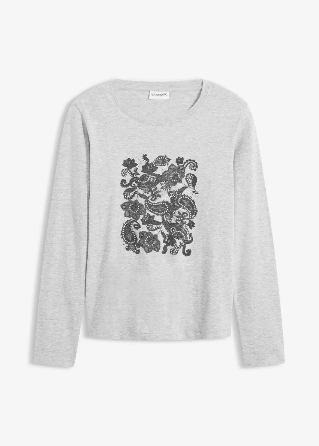 Langarmshirt aus Bio-Baumwolle mit dekorativem Print Damen Shirts & Tops|Nachhaltigere Materialien