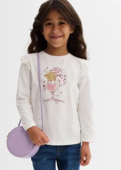 Kinder bonprix Mädchen 2-8 Jahre·Nachhaltigere Materialien|Mädchen 9-16 Jahre·Nachhaltigere Materialien|Langarmshirt aus elastischem Bio-Baumwoll-Mix (2er Pack)
