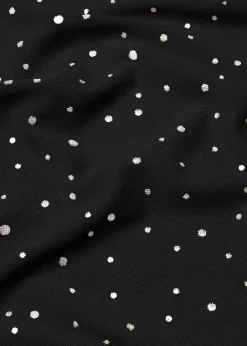 Damen bonprix Shirts & Tops|Nachhaltigere Materialien|Langarmshirt aus Glitzer-Mesh