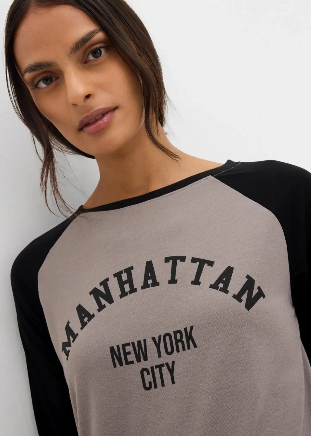 Hot Langarmshirt aus Jersey Damen Shirts & Tops
