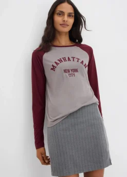 Damen bonprix Shirts & Tops|Langarmshirt aus Jersey