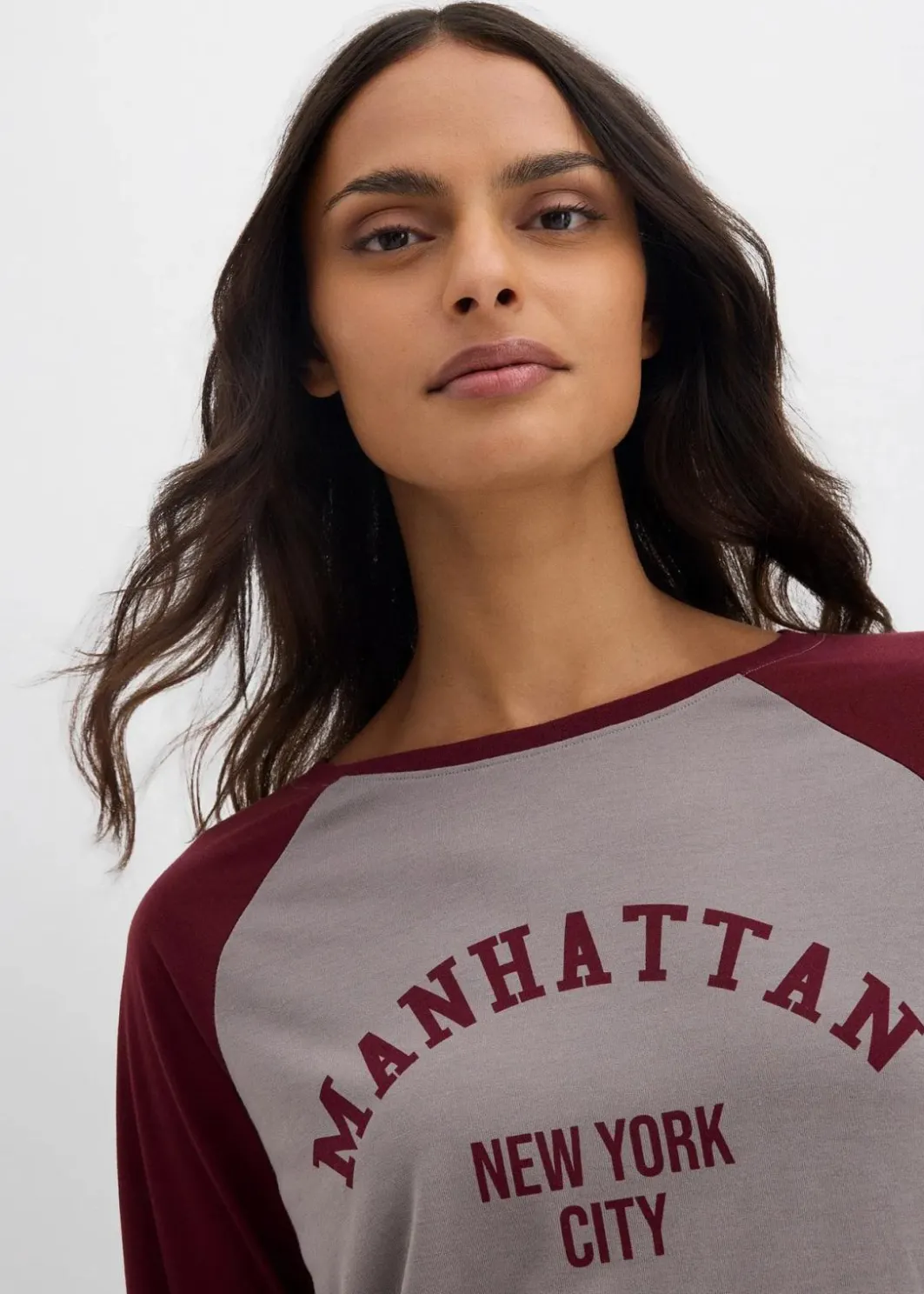 Damen bonprix Shirts & Tops|Langarmshirt aus Jersey