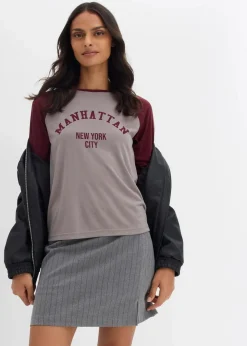 Damen bonprix Shirts & Tops|Langarmshirt aus Jersey