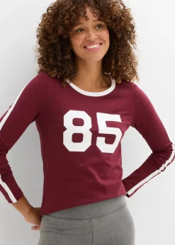 Damen bonprix Nachhaltigere Materialien|Shirts & Tops|Langarmshirt aus leichtem Jersey