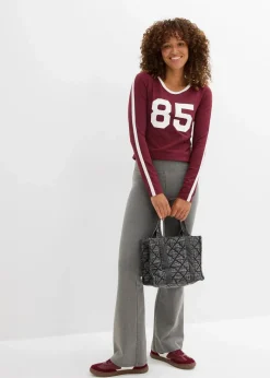 Damen bonprix Nachhaltigere Materialien|Shirts & Tops|Langarmshirt aus leichtem Jersey