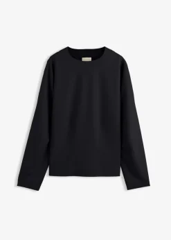 Damen bonprix Shirts & Tops|Langarmshirt aus Punto di Roma