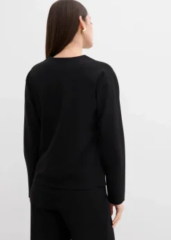 Damen bonprix Shirts & Tops|Langarmshirt aus Punto di Roma