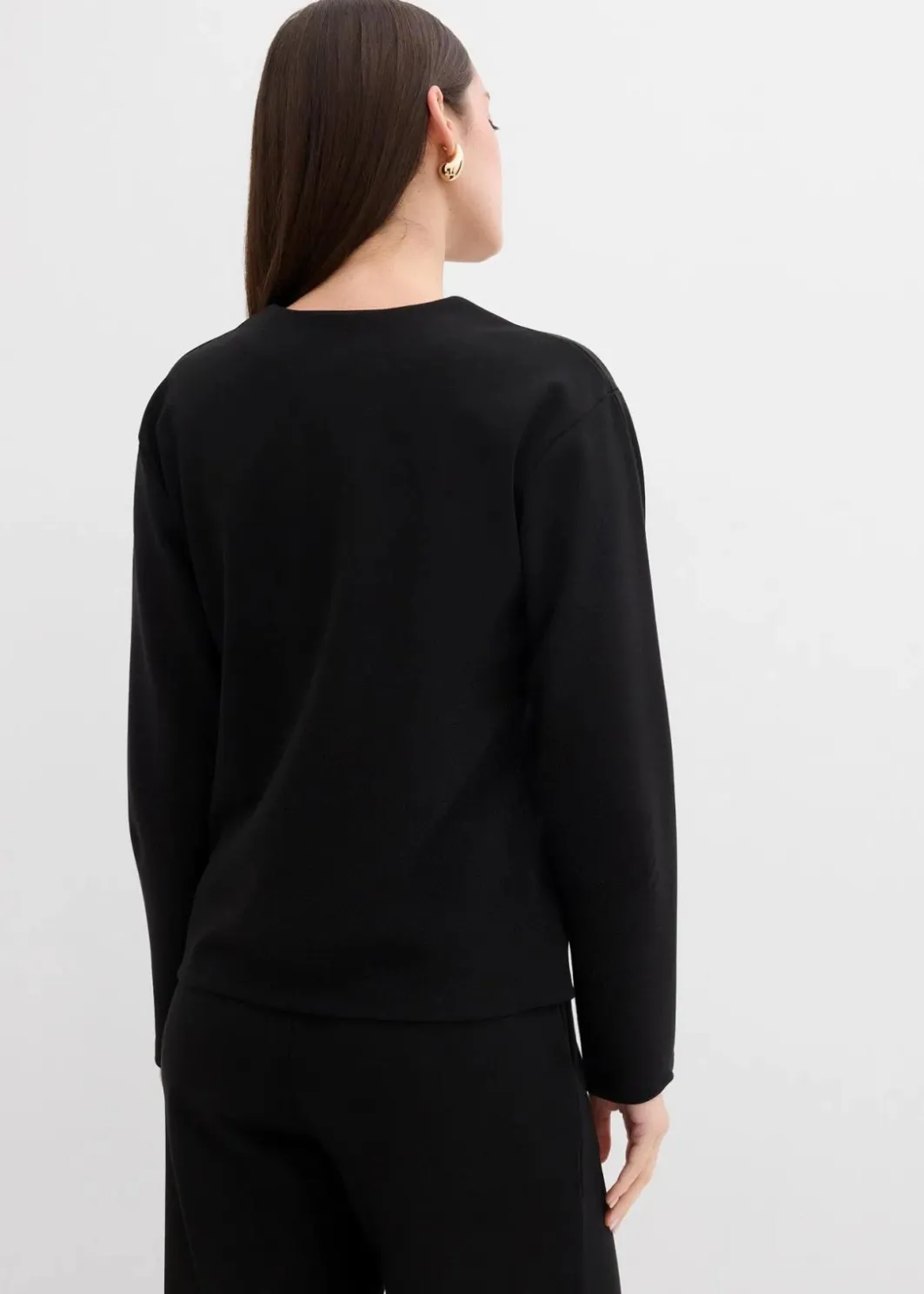 Damen bonprix Shirts & Tops|Langarmshirt aus Punto di Roma