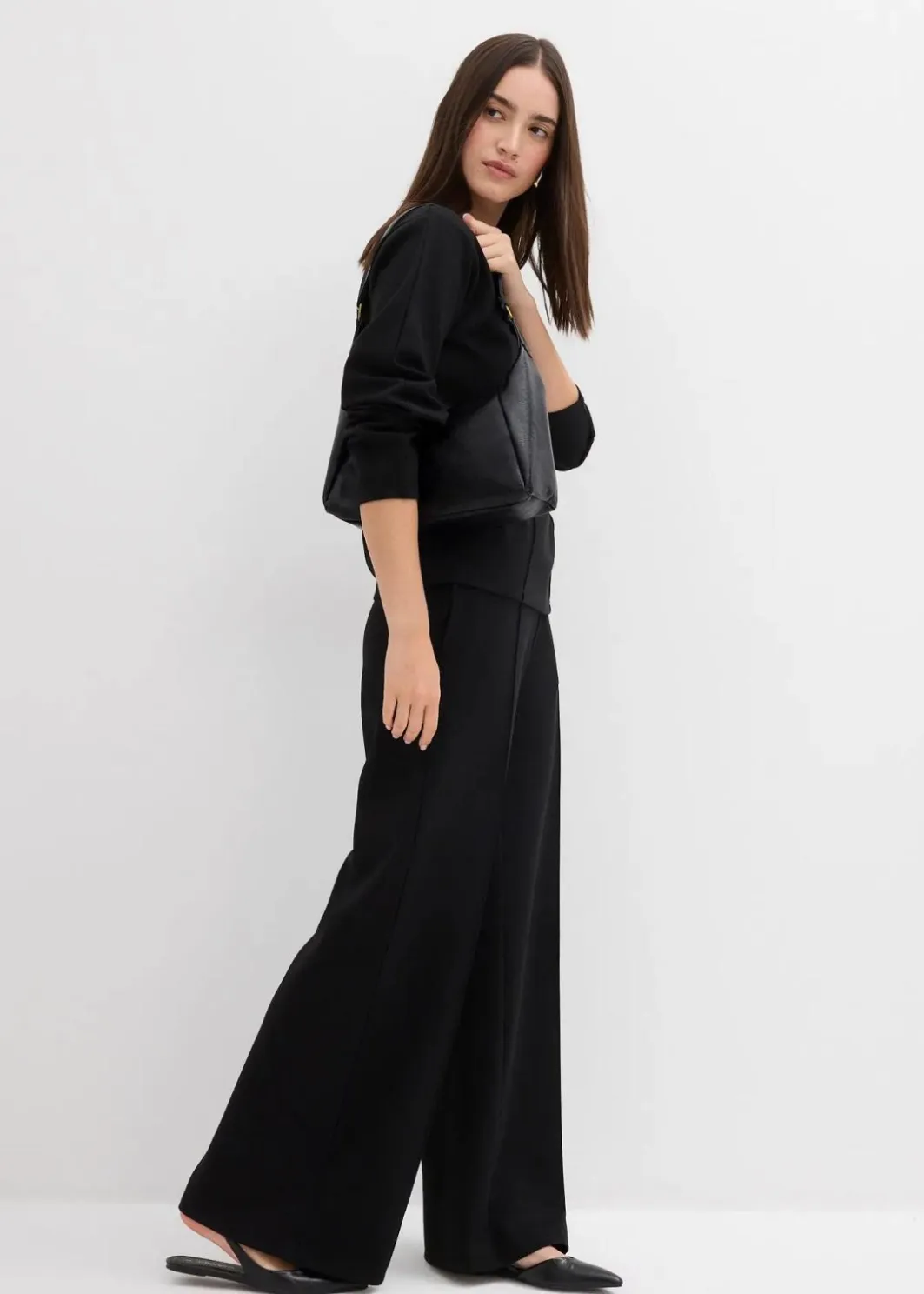 Damen bonprix Shirts & Tops|Langarmshirt aus Punto di Roma