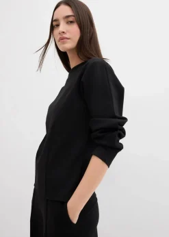 Damen bonprix Shirts & Tops|Langarmshirt aus Punto di Roma