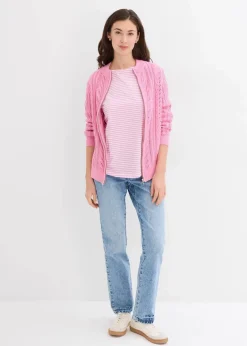 Damen bonprix Shirts & Tops|Langarmshirt aus reiner Baumwolle