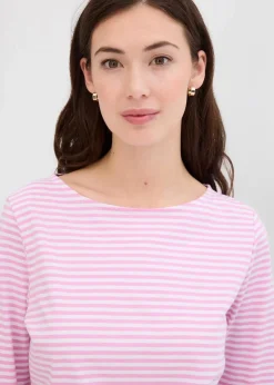 Damen bonprix Shirts & Tops|Langarmshirt aus reiner Baumwolle