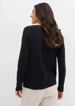 Sale Langarmshirt aus reiner Bio-Baumwolle Damen Shirts & Tops|Basics