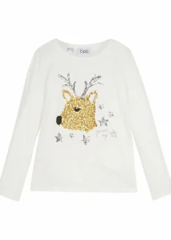Outlet Langarmshirt aus reiner Bio-Baumwolle Kinder Mädchen 9-16 Jahre·Shirts & Blusen|Mädchen 2-8 Jahre·Nachhaltigere Materialien