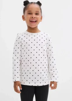 Kinder bonprix Mädchen 2-8 Jahre·Nachhaltigere Materialien|Mädchen 9-16 Jahre·Nachhaltigere Materialien|Langarmshirt aus reiner Bio-Baumwolle (3er Pack)