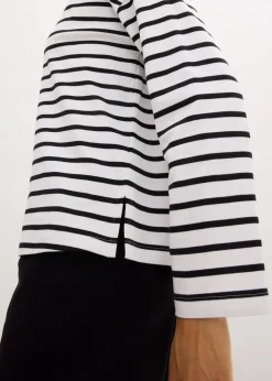 Damen bonprix Shirts & Tops|Basics|Langarmshirt aus reiner Bio-Baumwolle, (2er Pack)