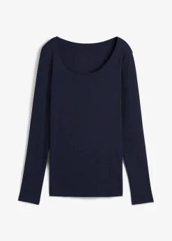 Damen bonprix Shirts & Tops|Basics|Langarmshirt aus reiner Bio-Baumwolle