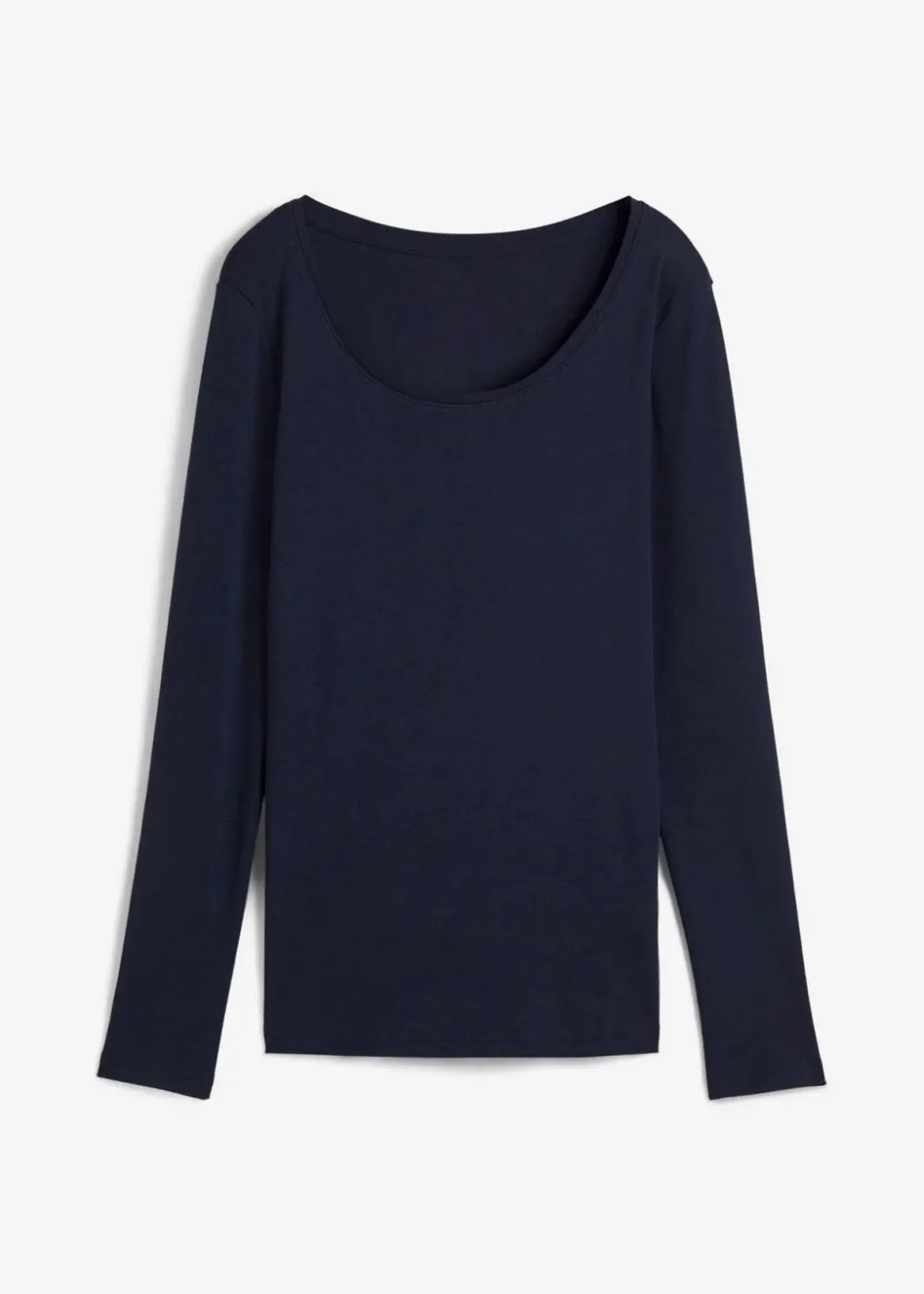 Damen bonprix Shirts & Tops|Basics|Langarmshirt aus reiner Bio-Baumwolle