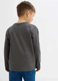 Clearance Langarmshirt aus reiner Bio-Baumwolle Kinder Jungen 2-8 Jahre·Shirts