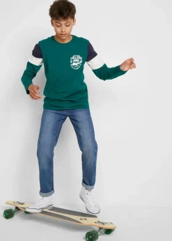 New Langarmshirt aus reiner Bio-Baumwolle (2er Pack) Kinder Jungen 9-16 Jahre·Mehrfachpacks|Jungen 9-16 Jahre·Shirts