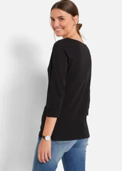Best Langarmshirt aus reiner Bio-Baumwolle Damen Bekleidung·Röcke|Basics