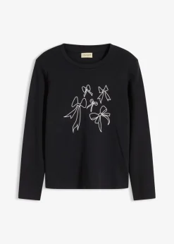 New Langarmshirt aus reiner Bio-Baumwolle Damen Shirts & Tops|Nachhaltigere Materialien