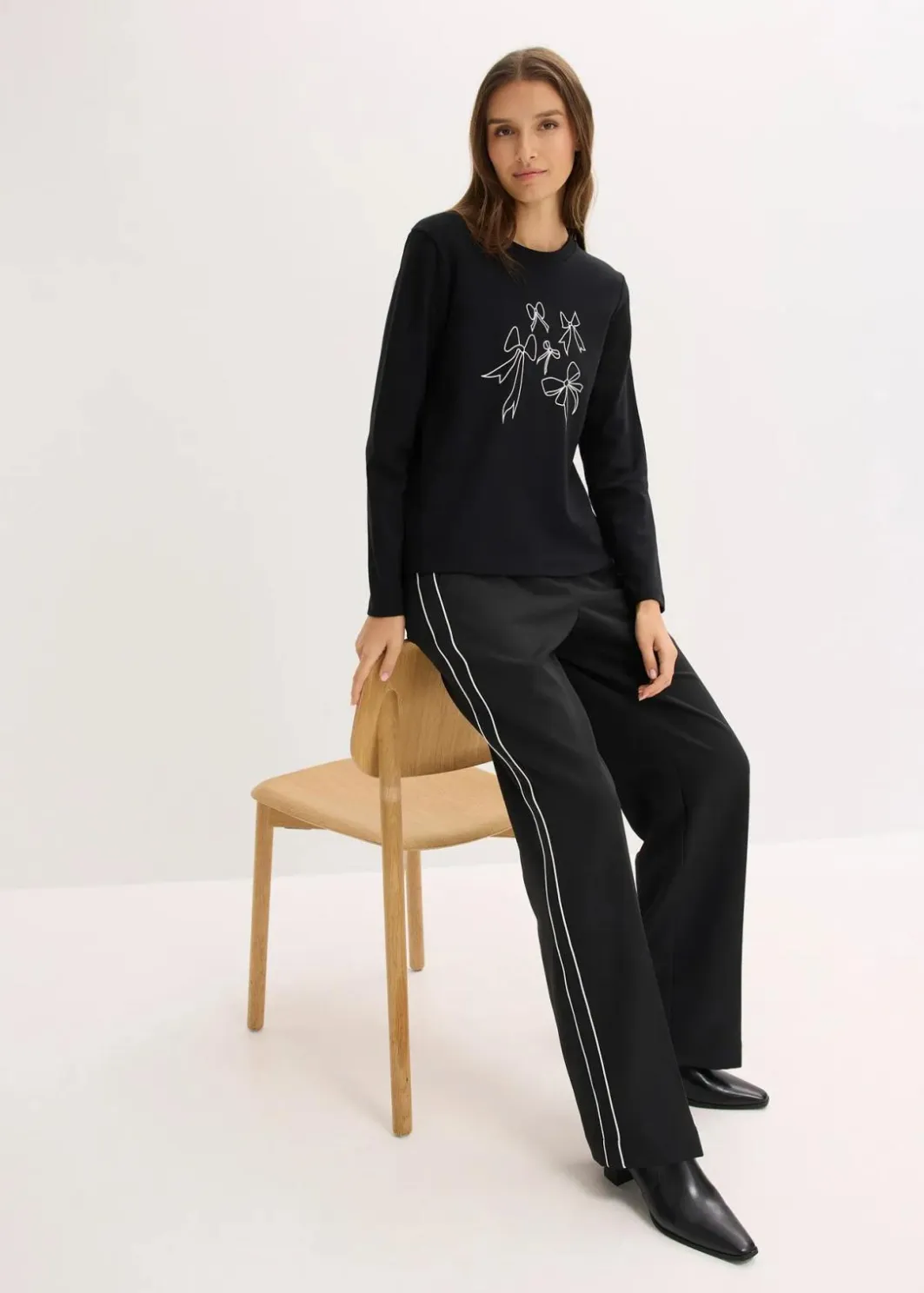 New Langarmshirt aus reiner Bio-Baumwolle Damen Shirts & Tops|Nachhaltigere Materialien