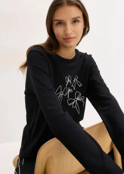 New Langarmshirt aus reiner Bio-Baumwolle Damen Shirts & Tops|Nachhaltigere Materialien
