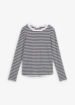 Online Langarmshirt aus reiner Bio-Baumwolle Damen Bekleidung·Röcke|Basics
