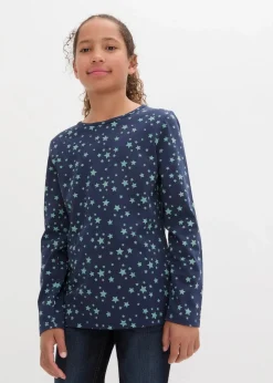 Hot Langarmshirt aus reiner Bio-Baumwolle (3er Pack) Kinder Mädchen 2-8 Jahre·Nachhaltigere Materialien|Mädchen 9-16 Jahre·Nachhaltigere Materialien
