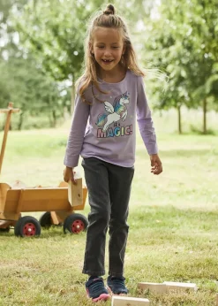 Sale Langarmshirt aus reiner Bio-Baumwolle (2er Pack) Kinder Mädchen 2-8 Jahre·Nachhaltigere Materialien|Mädchen 9-16 Jahre·Nachhaltigere Materialien
