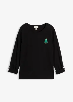 Online Langarmshirt aus reiner Bio-Baumwolle Damen Nachhaltigere Materialien|Shirts & Tops