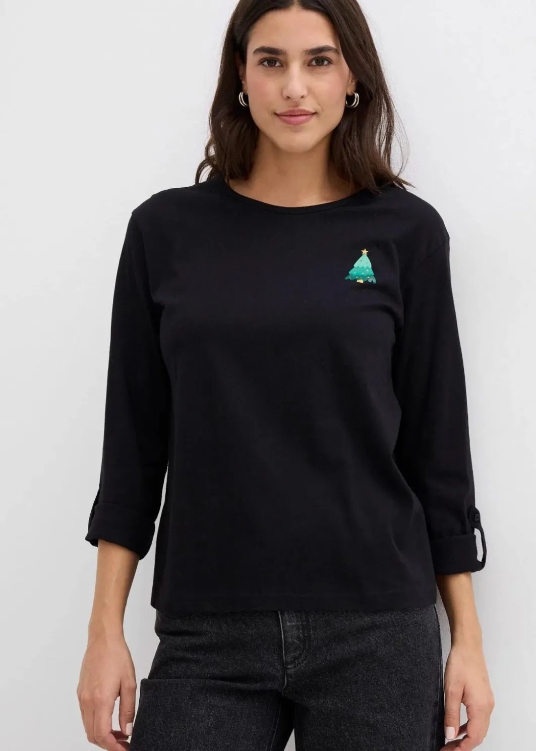 Online Langarmshirt aus reiner Bio-Baumwolle Damen Nachhaltigere Materialien|Shirts & Tops