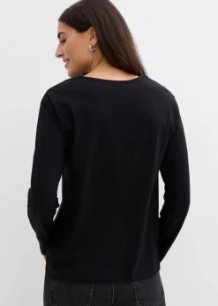 Online Langarmshirt aus reiner Bio-Baumwolle Damen Nachhaltigere Materialien|Shirts & Tops