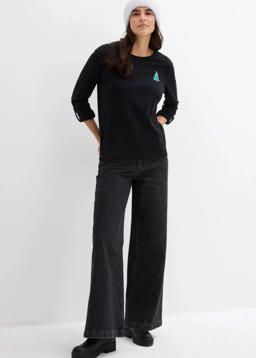 Online Langarmshirt aus reiner Bio-Baumwolle Damen Nachhaltigere Materialien|Shirts & Tops