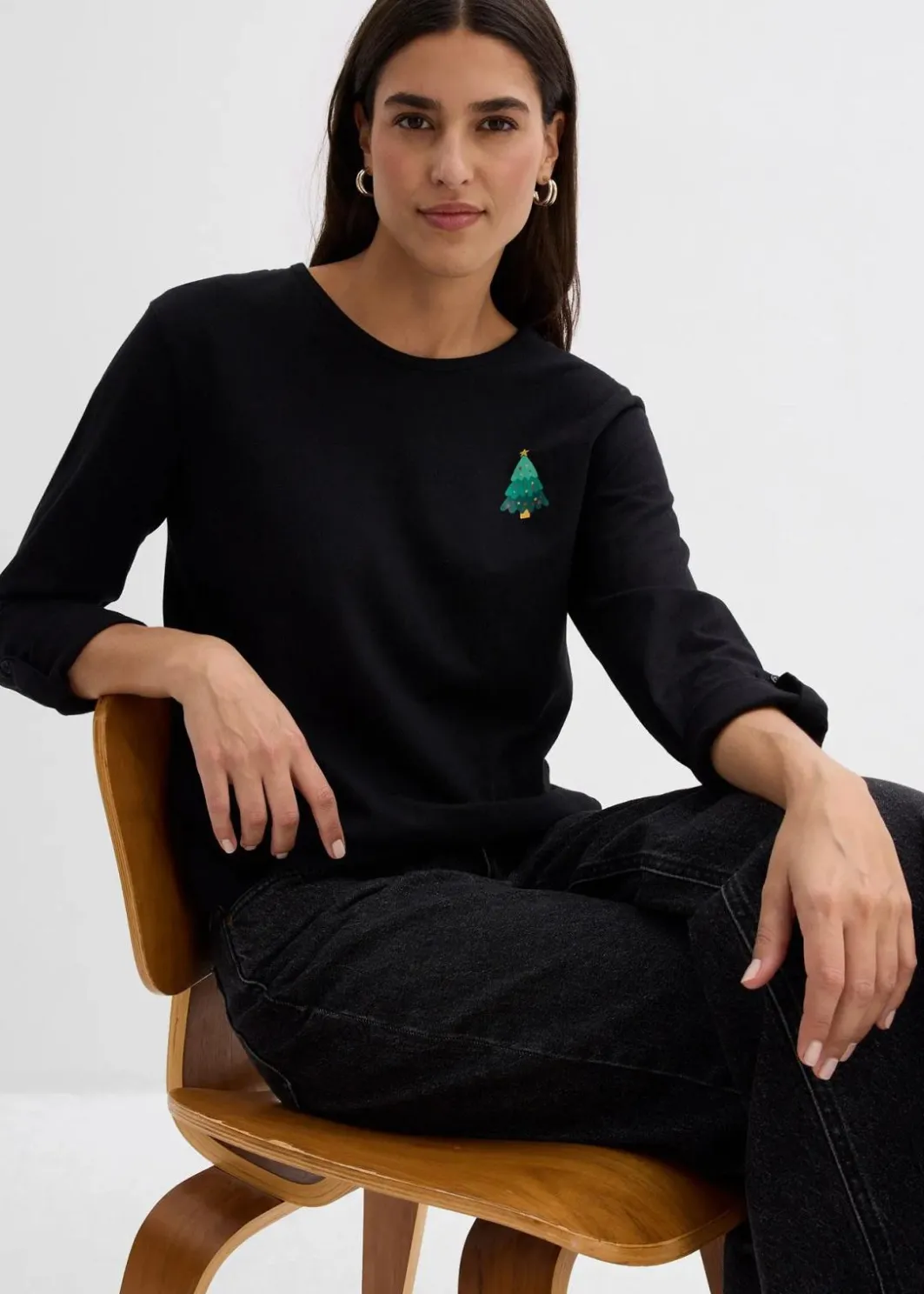 Online Langarmshirt aus reiner Bio-Baumwolle Damen Nachhaltigere Materialien|Shirts & Tops