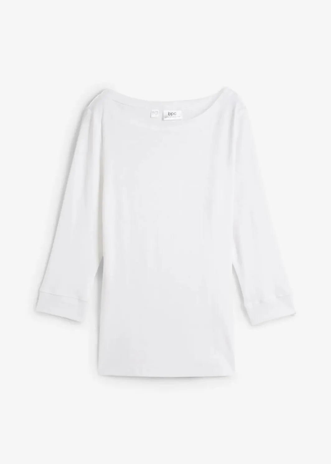 Damen bonprix Shirts & Tops|Basics|Langarmshirt aus reiner Bio-Baumwolle