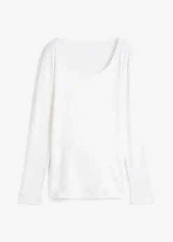 Clearance Langarmshirt aus reiner Bio-Baumwolle Damen Shirts & Tops|Basics