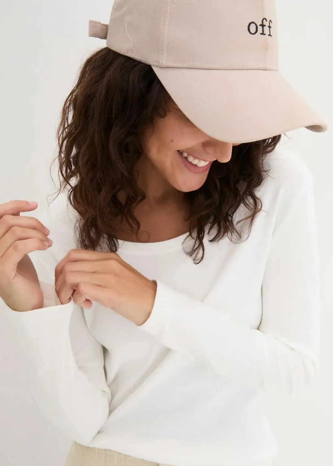 Clearance Langarmshirt aus reiner Bio-Baumwolle Damen Shirts & Tops|Basics