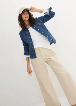 Clearance Langarmshirt aus reiner Bio-Baumwolle Damen Shirts & Tops|Basics