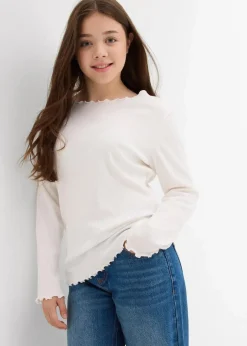 Kinder bonprix Mädchen 9-16 Jahre·Shirts & Blusen|Mädchen 2-8 Jahre·Nachhaltigere Materialien|Langarmshirt aus reiner Bio-Baumwolle