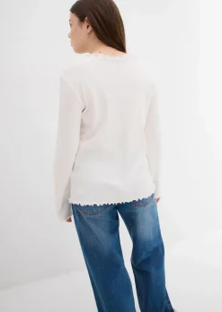 Kinder bonprix Mädchen 9-16 Jahre·Shirts & Blusen|Mädchen 2-8 Jahre·Nachhaltigere Materialien|Langarmshirt aus reiner Bio-Baumwolle